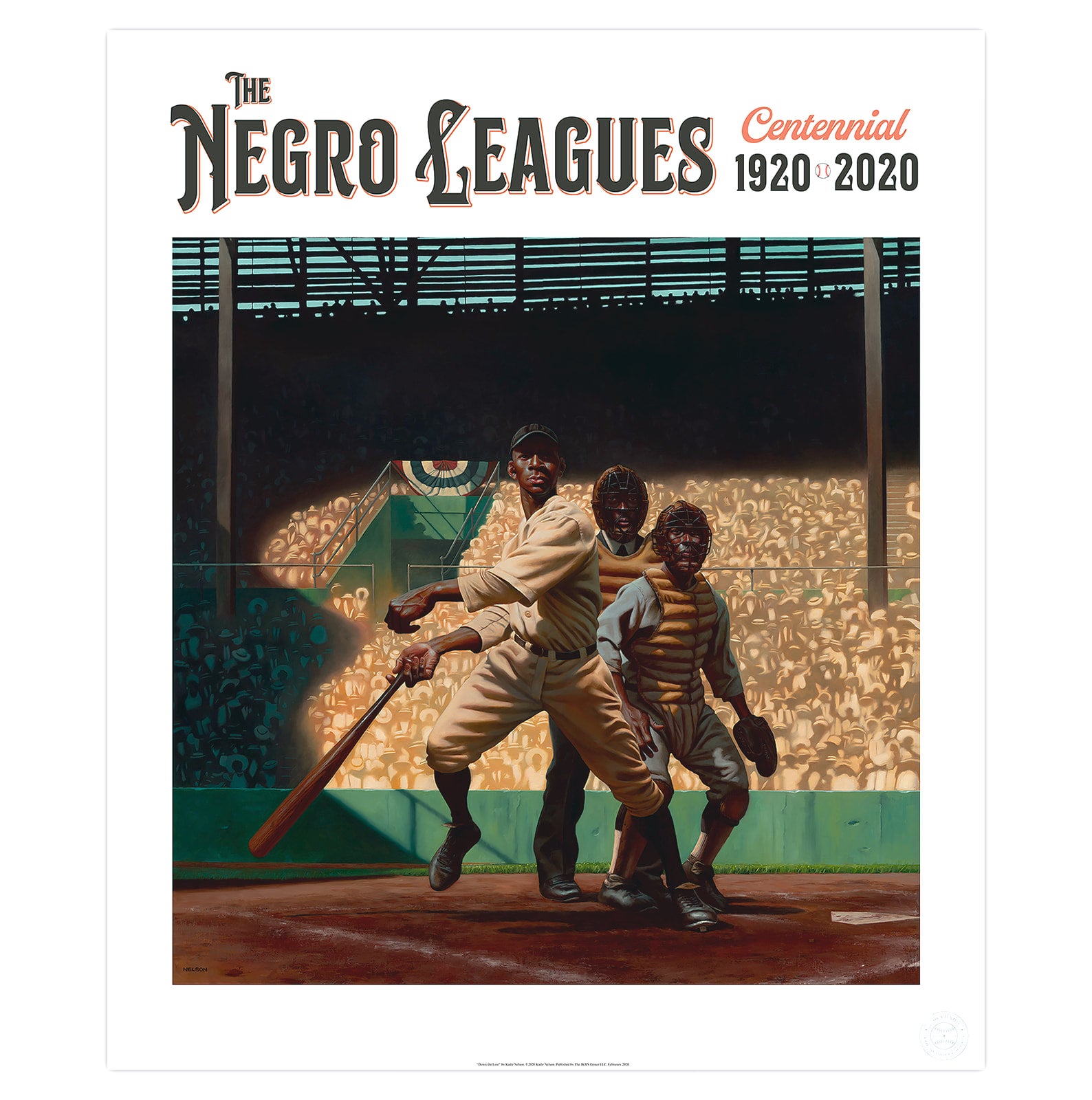 THE NEGRO LEAGUES L/S Print Tee XXL Negro Leagues The for Research Was