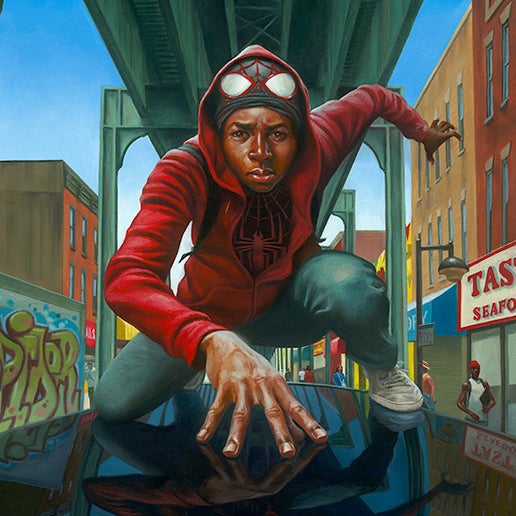 MILES MORALES: THE SPIDER-MAN | LIMITED EDITION GICLEE ON WATERCOLOR PAPER