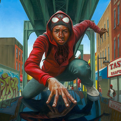 MILES MORALES: THE SPIDER-MAN  LIMITED EDITION GICLEE ON